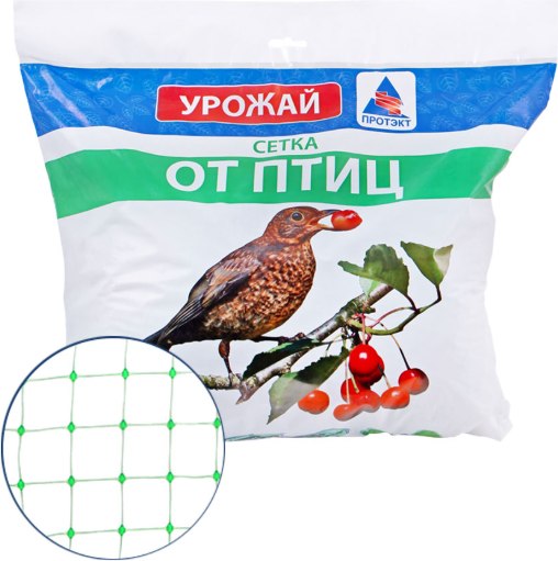 Защитная сетка для растений Протэкт Сетка от птиц 2x10м / 3893