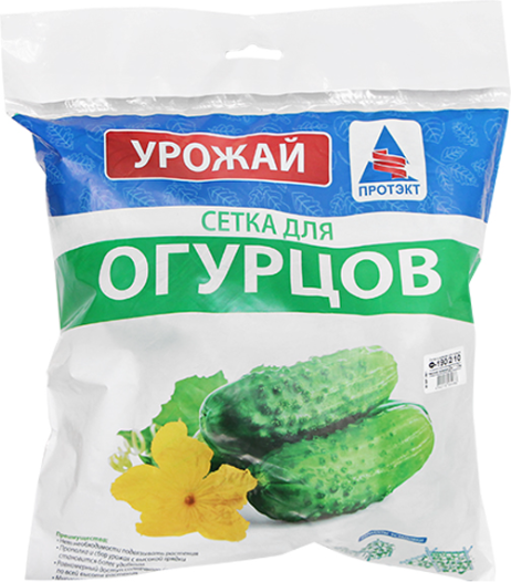Сетка садовая Протэкт Шпалерная для огурцов 2x10м / 9781 - фото
