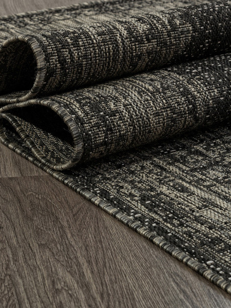 Циновка Merinos Kair S129-STAN-BLACK-GRAY