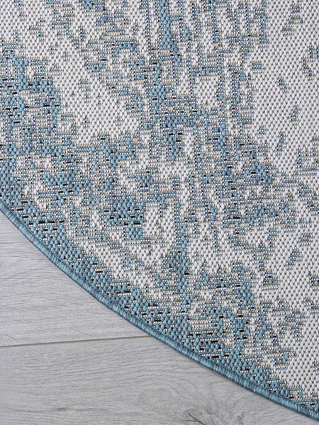 Циновка Merinos Kair S129-OVAL-BLUE