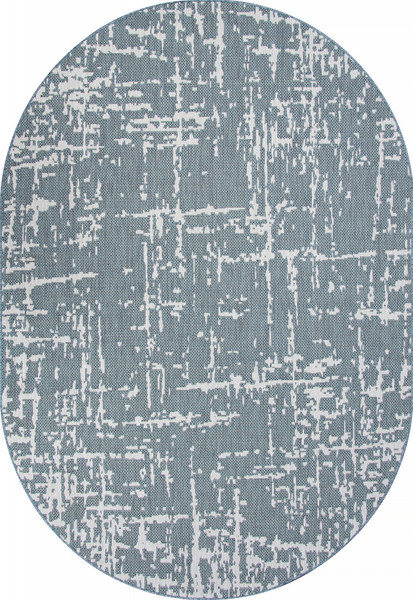 Циновка Merinos Kair S136-OVAL-BLUE - фото