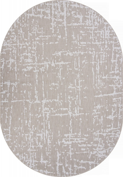 Циновка Merinos Kair S136-OVAL-BEIGE - фото