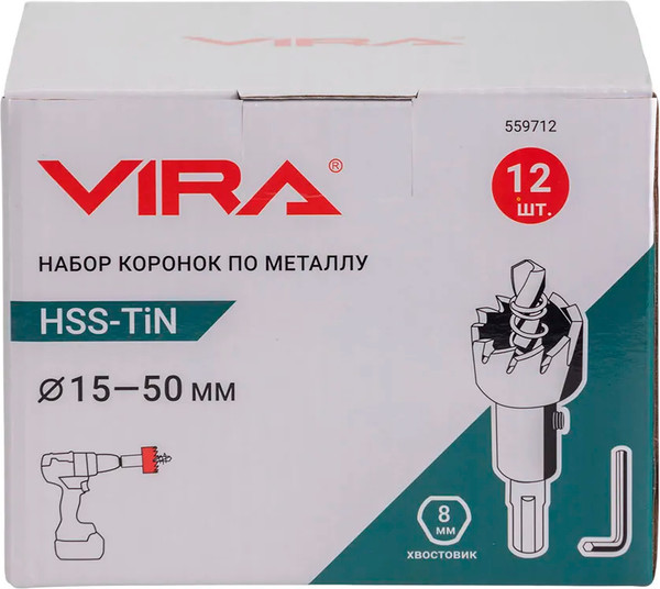 Набор коронок Vira 559712