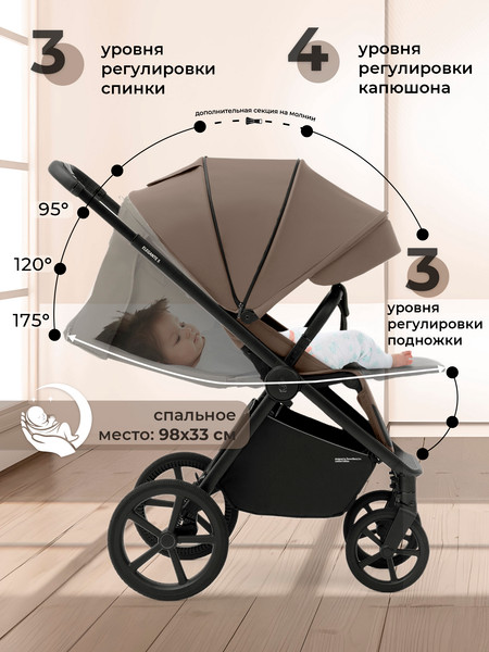 Детская прогулочная коляска Sweet Baby SBL Elegante S