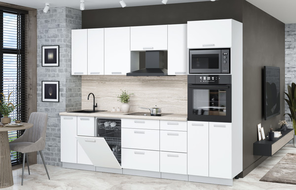 Кухонный гарнитур Интерлиния Мила Лайт 2.65-ПМ3