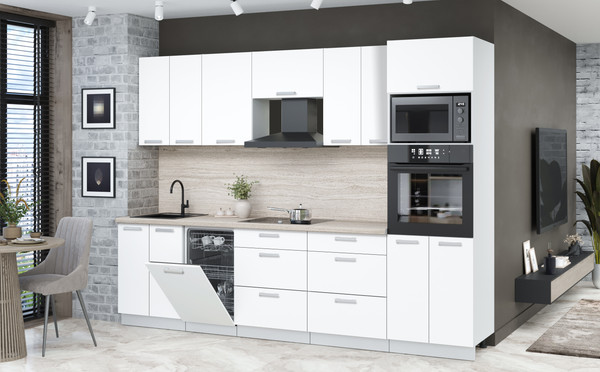 Кухонный гарнитур Интерлиния Мила Лайт 2.85-ПМ3