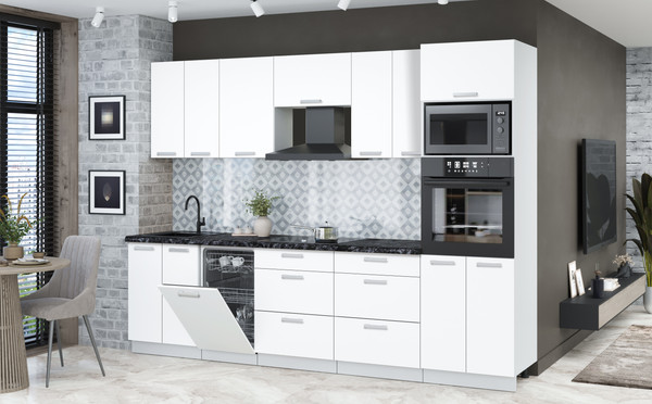 Кухонный гарнитур Интерлиния Мила Лайт 2.85-ПМ3