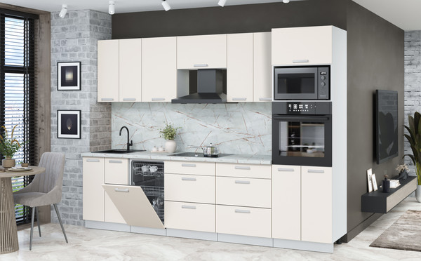 Кухонный гарнитур Интерлиния Мила Лайт 2.85-ПМ3