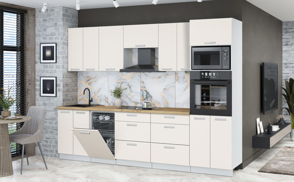 Кухонный гарнитур Интерлиния Мила Лайт 2.85-ПМ3