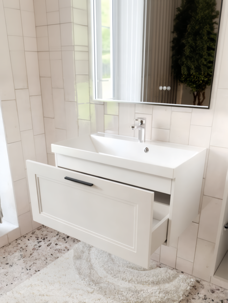 Тумба с умывальником MEBELVANN Аника 800x380x450 / Anik_W_800_380 450 - фото