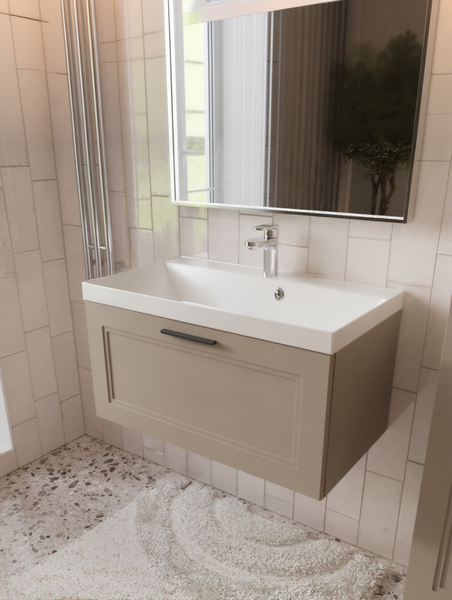 Тумба с умывальником MEBELVANN Аника 800x380x450 / Anik_B_800_380_450  - фото