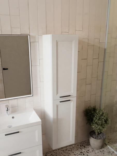 Шкаф-пенал для ванной MEBELVANN Аника 1600x400x350 / Anik_W_1600_400_350  - фото