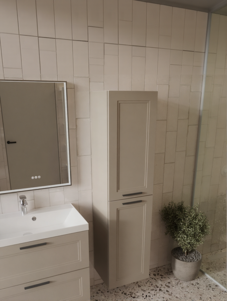 Шкаф-пенал для ванной MEBELVANN Аника 1600x400x350 / Anik_B_1600_400_350  - фото