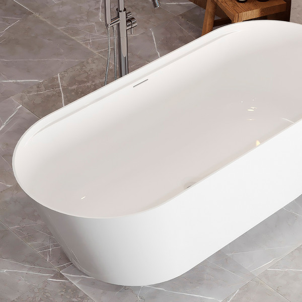 Ванна из искусственного мрамора Belux Ариэль АР-1700 с подсветкой