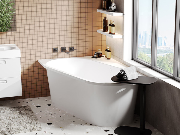 Ванна из искусственного мрамора Belux Лондон ВЛН 170х110R