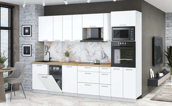 Кухонный гарнитур Интерлиния Мила Лайт 2.9-ПМ3