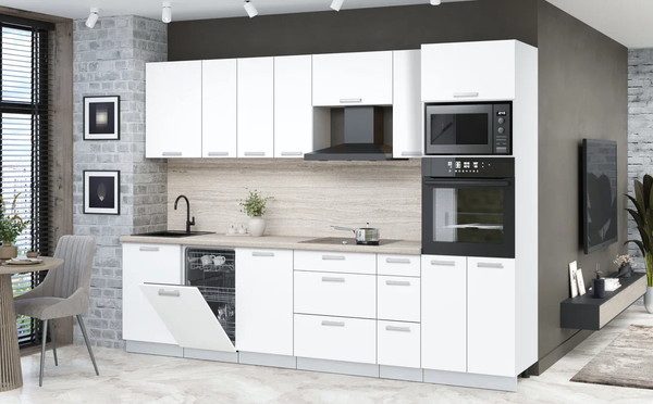 Кухонный гарнитур Интерлиния Мила Лайт 2.9-ПМ3