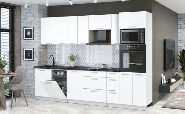 Кухонный гарнитур Интерлиния Мила Лайт 2.9-ПМ3