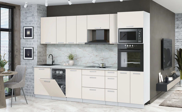 Кухонный гарнитур Интерлиния Мила Лайт 2.9-ПМ3