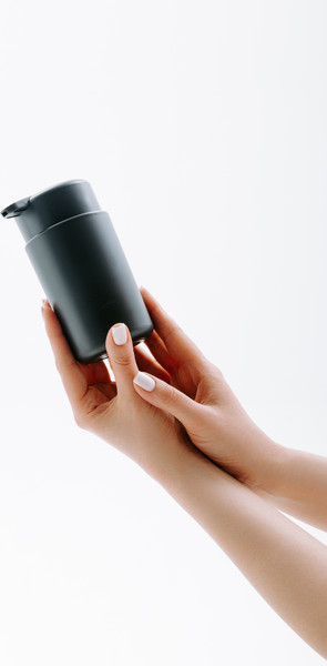 Дозатор для жидкого мыла AMBIENT Flux AFX034ABSBGR