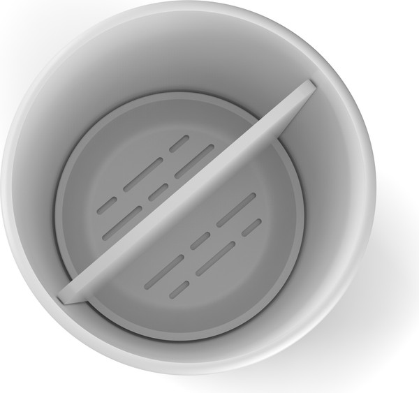 Стакан для зубной щетки и пасты AMBIENT Flux AFX036ABSWT