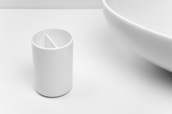 Стакан для зубной щетки и пасты AMBIENT Flux AFX036ABSWT