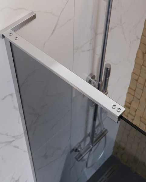 Душевая стенка BelBagno UNO-L-1-TB-100-GR-Cr