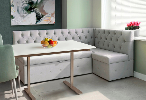 Уголок кухонный мягкий Аквилон Айриш СМ левый