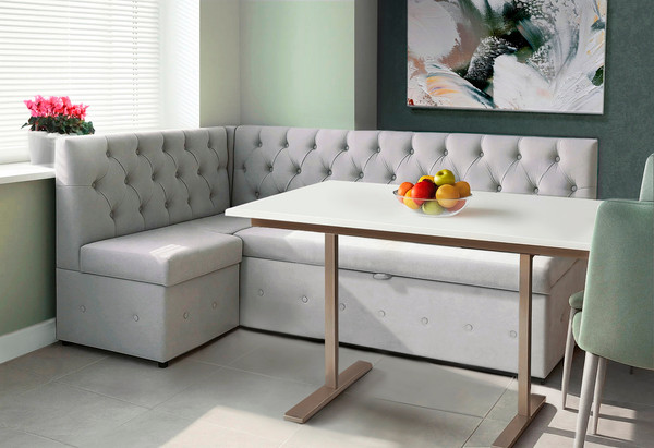 Уголок кухонный мягкий Аквилон Айриш СМ правый