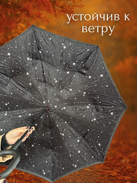 Зонт-трость Wahoo Небо внутри YF7396