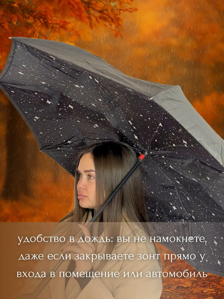 Зонт-трость Wahoo Небо внутри YF7396