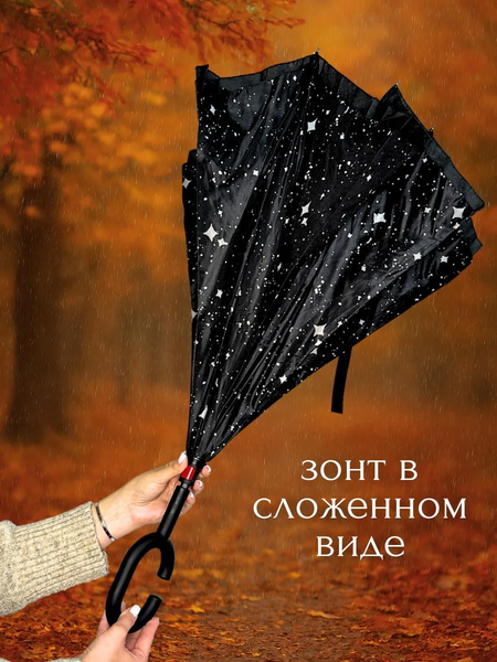 Зонт-трость Wahoo Небо внутри YF7396