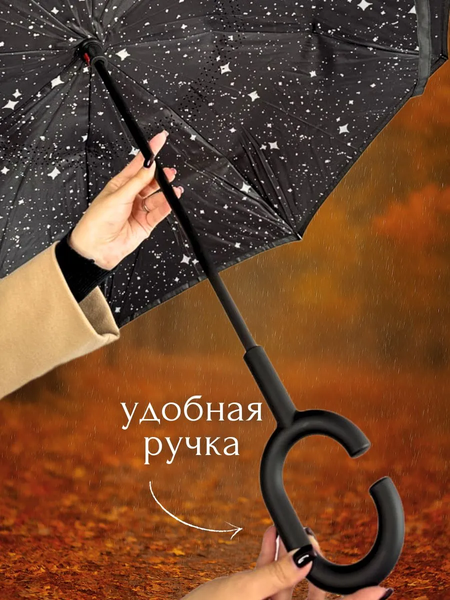 Зонт-трость Wahoo Небо внутри YF7396