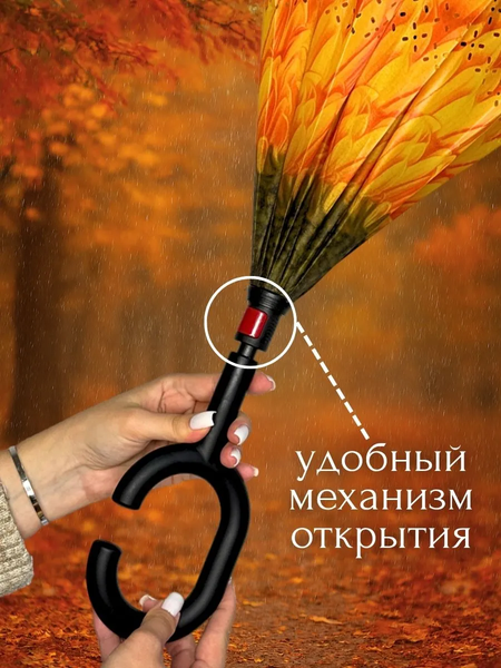 Зонт-трость Wahoo Цветок света YF7396