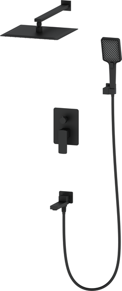 Душевая система со смесителем Oliveeka OL-939003-MB - фото