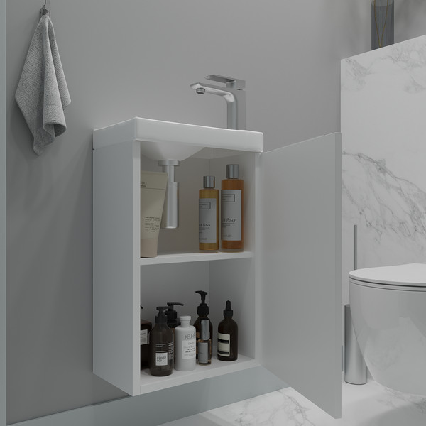 Тумба под умывальник ЗОВ Монови Слим 40 / S40LW0LW7091B