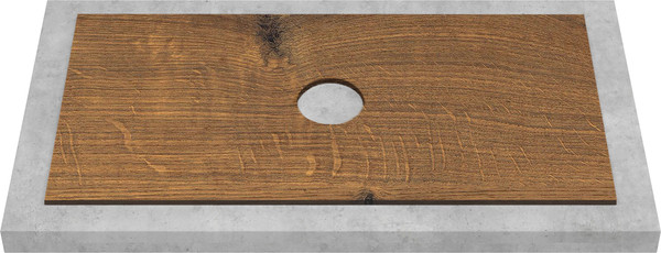 Тумба с умывальником ЗОВ Кито / K60LW0MWMC-LDSPA9514A