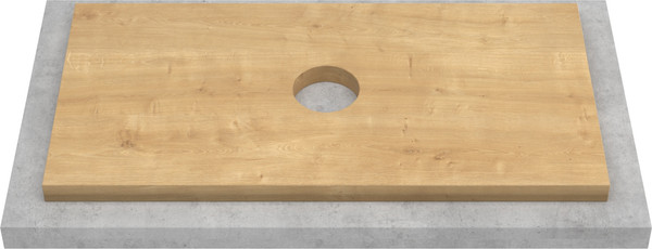 Тумба с умывальником ЗОВ Кито / K70LW0MWMC-HPL38T9514A