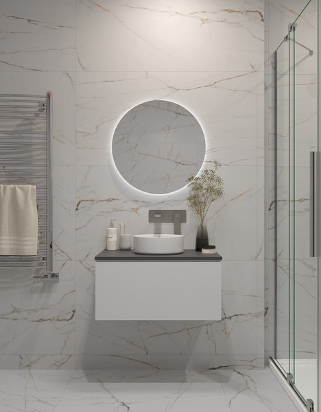 Тумба с умывальником ЗОВ Кито / K80LW0MWMC-LDSPH9514A - фото