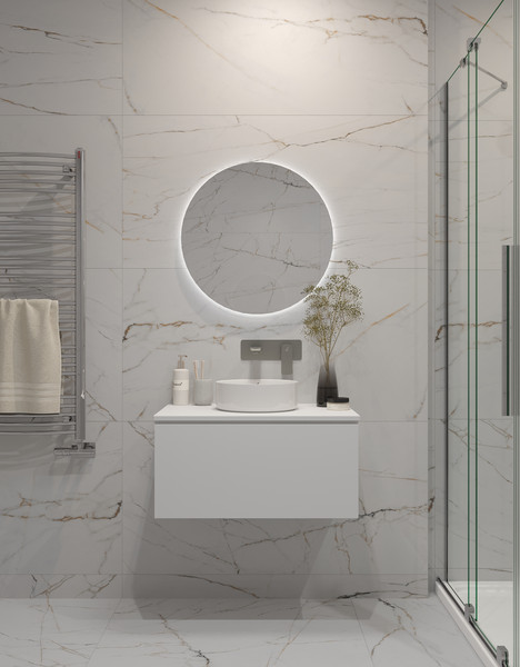 Тумба с умывальником ЗОВ Кито / K80LW0MWMC-LDSPW9514A - фото