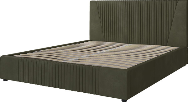 Двуспальная кровать Bravo Мебель Нельсон 160х200 без ПМ стандарт 1 вариант