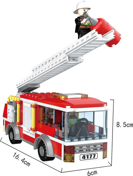 Конструктор LANSI Пожарная часть / 182325