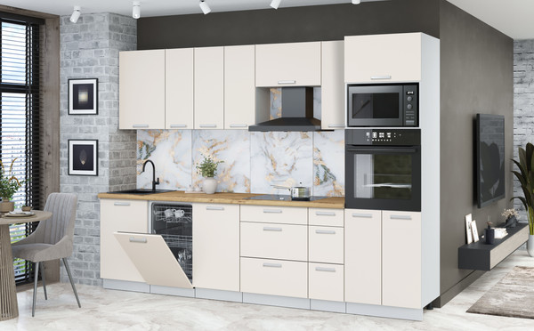 Кухонный гарнитур Интерлиния Мила Лайт 2.9-ПМ3