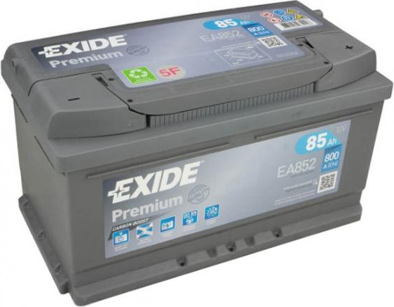 Автомобильный аккумулятор Exide Premium 85R EA852 800A - фото