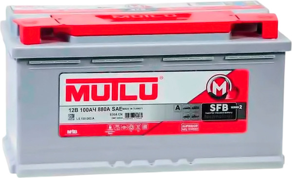 Автомобильный аккумулятор Mutlu Mega Calcium 100R 830A - фото