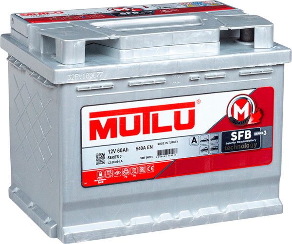 Автомобильный аккумулятор Mutlu Mega Calcium 60R 540A - фото