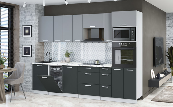 Кухонный гарнитур Интерлиния Мила Лайт 2.9-ПМ3