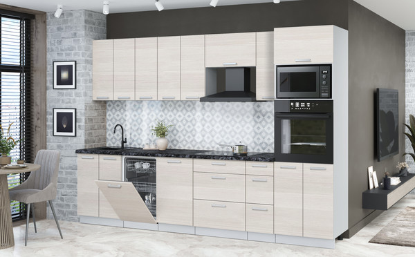 Кухонный гарнитур Интерлиния Мила Лайт 3.0-ПМ3