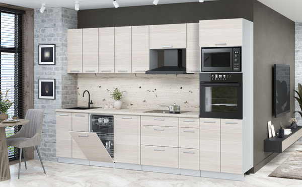 Кухонный гарнитур Интерлиния Мила Лайт 3.0-ПМ3