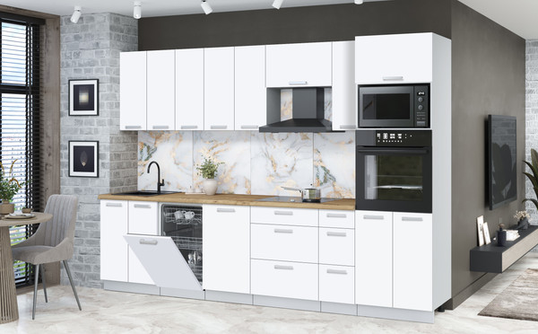 Кухонный гарнитур Интерлиния Мила Лайт 3.0-ПМ3